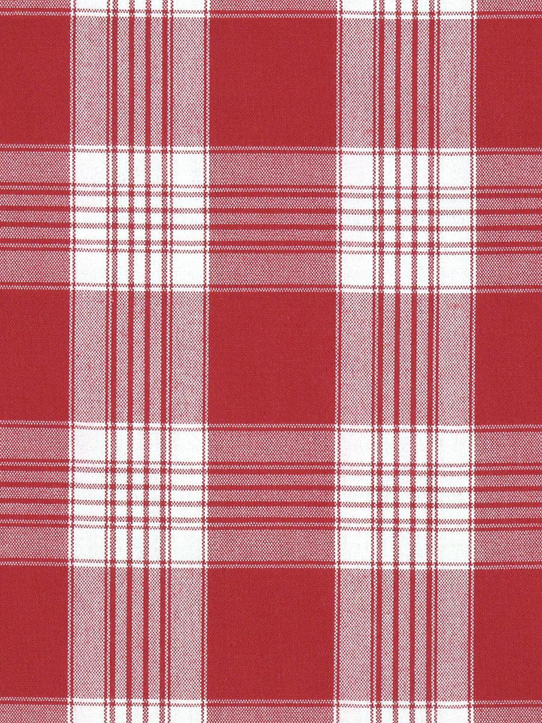 Old World Weavers POKER PLAID RED Fabric
