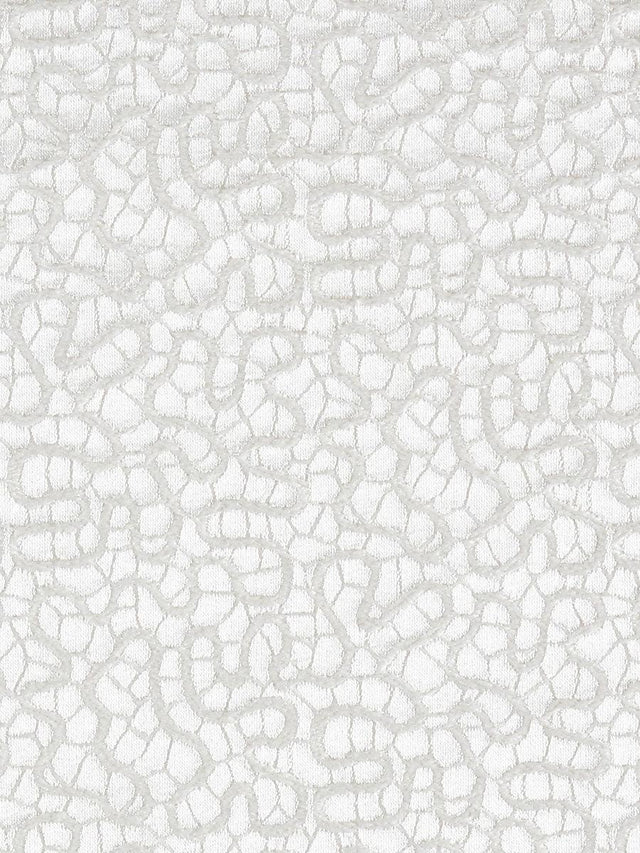 Scalamandre Galleria Colonna Lace Snow Fabric