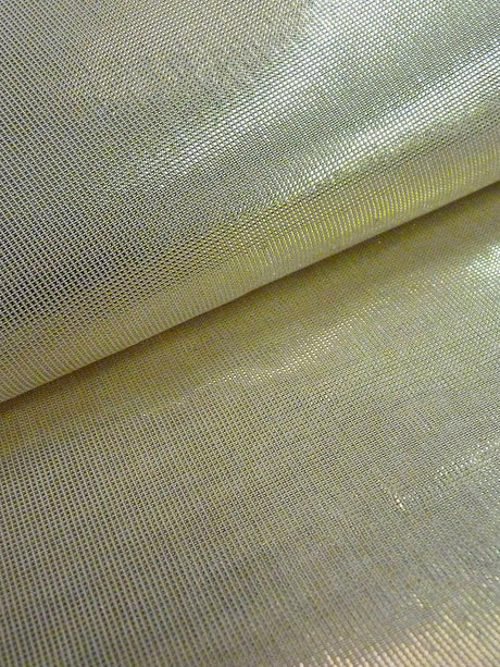 Old World Weavers Voile Lame Gold Fabric