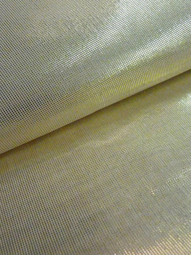 Old World Weavers Voile Lame Gold Fabric