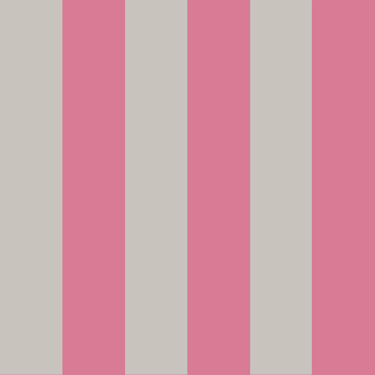 Cole & Son GLASTONBURY STR PINK+LINEN Wallpaper