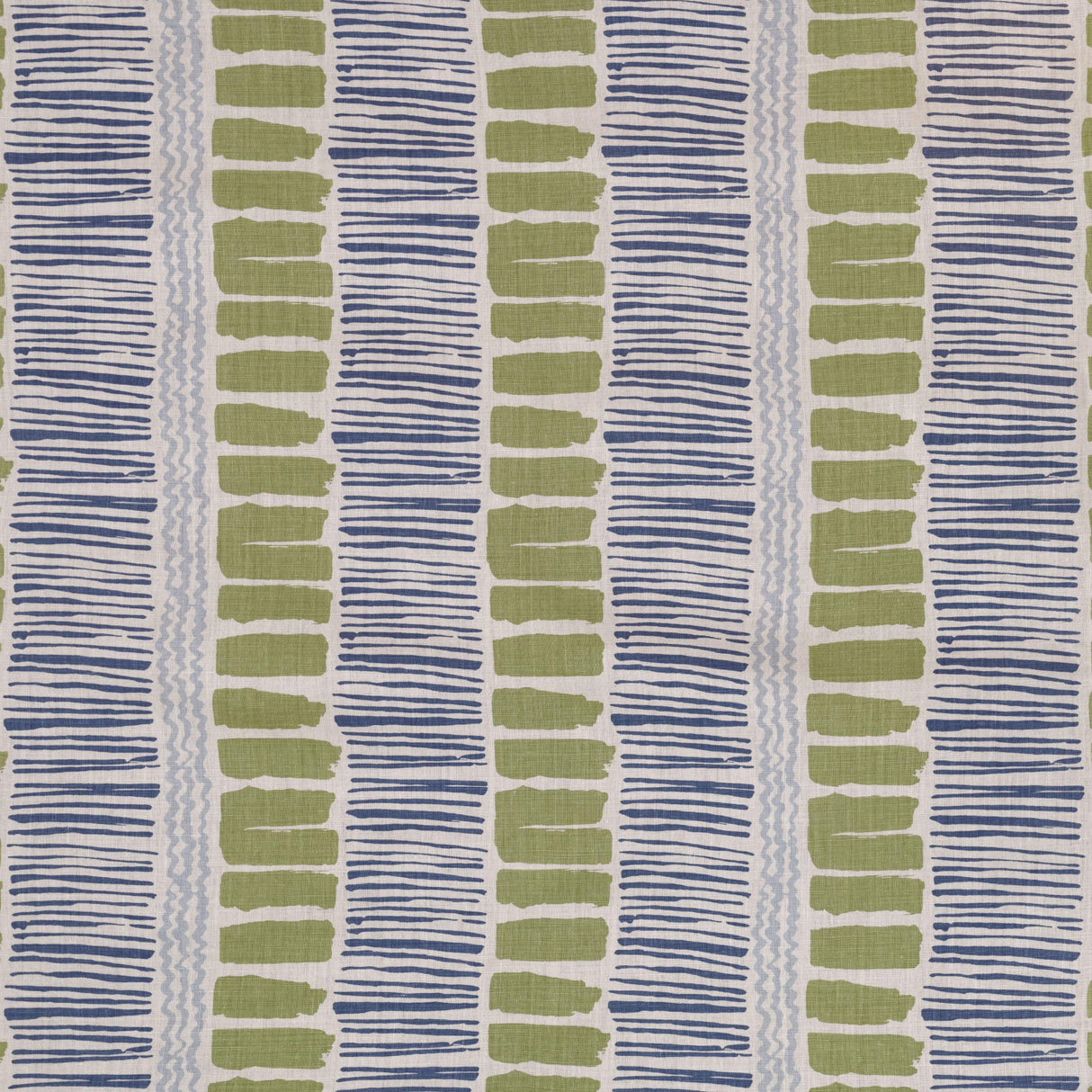 Lee Jofa SALTAIRE LIME/INDIGO/BLUE Fabric
