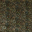G P & J Baker PERSIAN GARDEN VELVET TEAL/SPICE Fabric