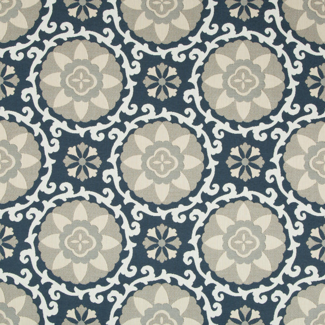 Kravet EXOTIC SUZANI INDIGO Upholstery Fabric