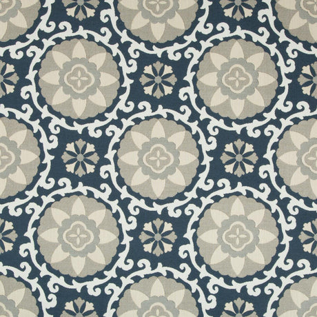 Kravet Exotic Suzani Indigo Fabric