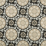 Kravet Exotic Suzani Coal Fabric
