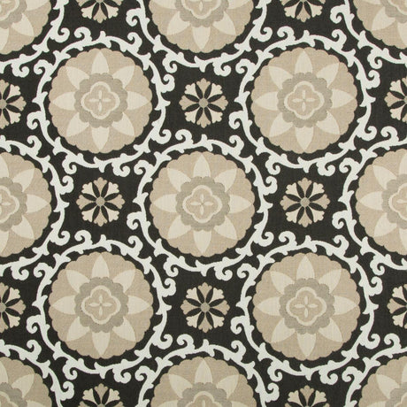 Kravet Exotic Suzani Coal Fabric