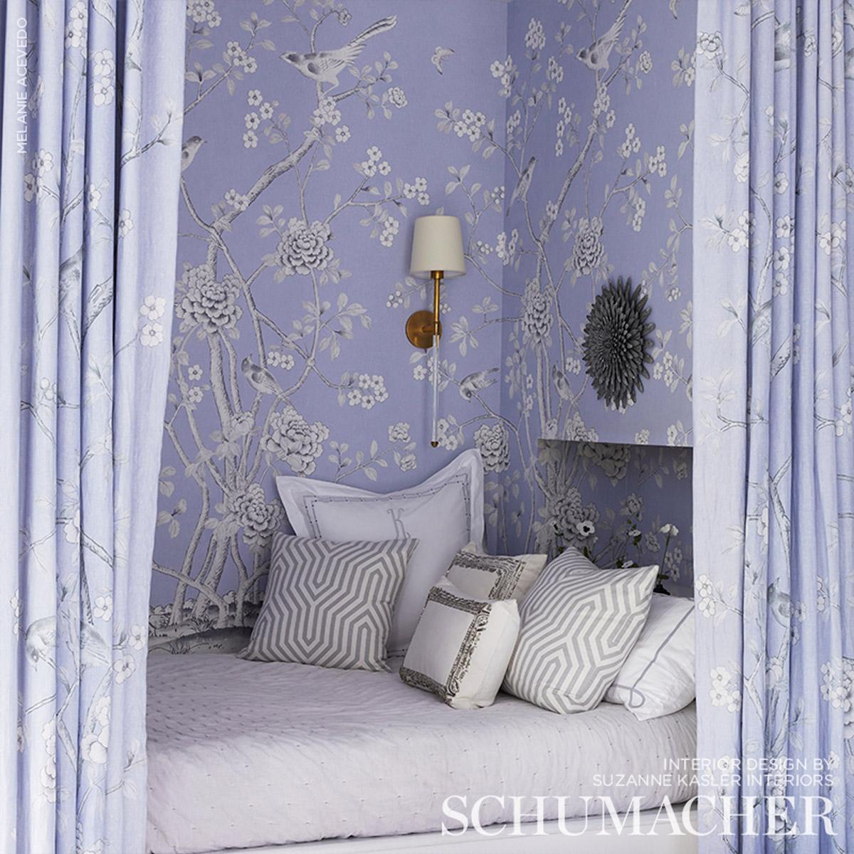 Schumacher Chinois Palais Lavender Fabric