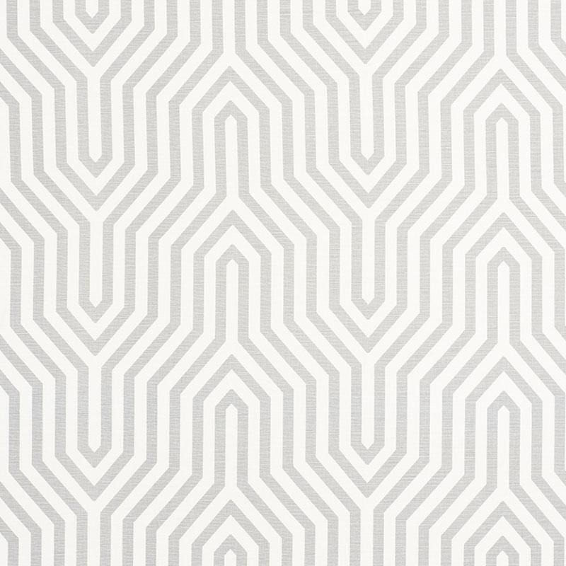 Schumacher Vanderbilt Print Grisaille Fabric