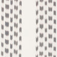 Schumacher Izmir Ikat Stripe Grey Fabric
