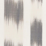 Schumacher Izmir Ikat Stripe Grey Fabric