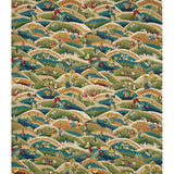 Schumacher Gerry Embroidery Document Fabric