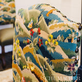 Schumacher Gerry Embroidery Document Fabric