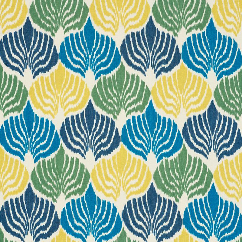 Schumacher Kimono Ikat Coastal Fabric