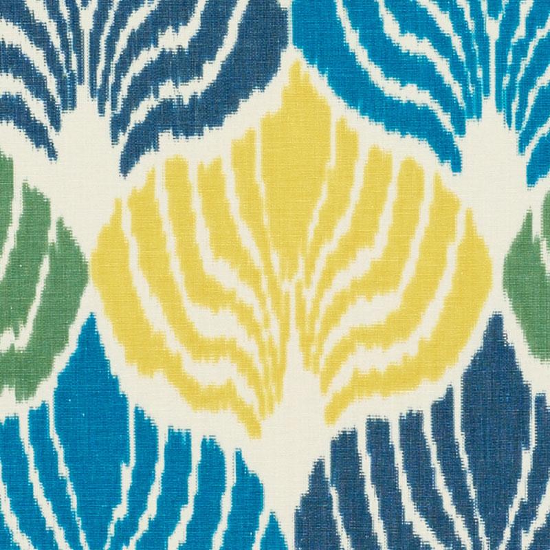Schumacher Kimono Ikat Coastal Fabric
