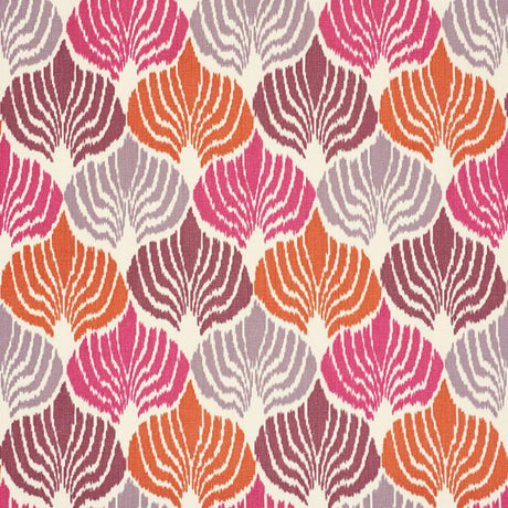 Schumacher Kimono Ikat Berry Fabric