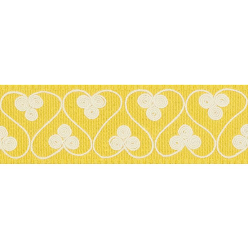 Schumacher Coquette Tape Yellow Trim