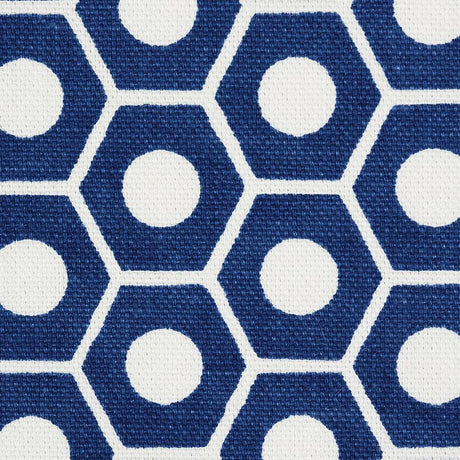 Schumacher Queen B Navy Fabric
