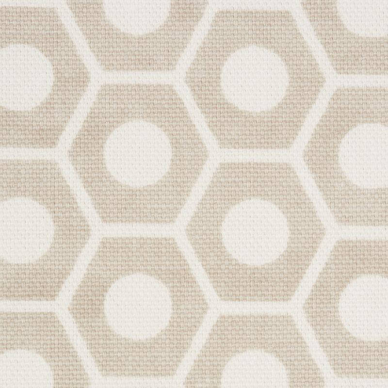 Schumacher Queen B Flax Fabric