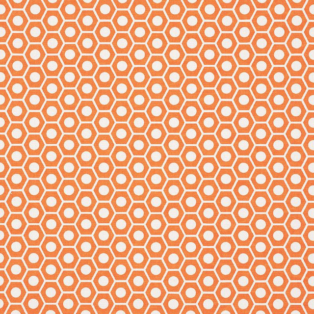 Schumacher Queen B Orange Fabric