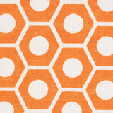 Schumacher Queen B Orange Fabric
