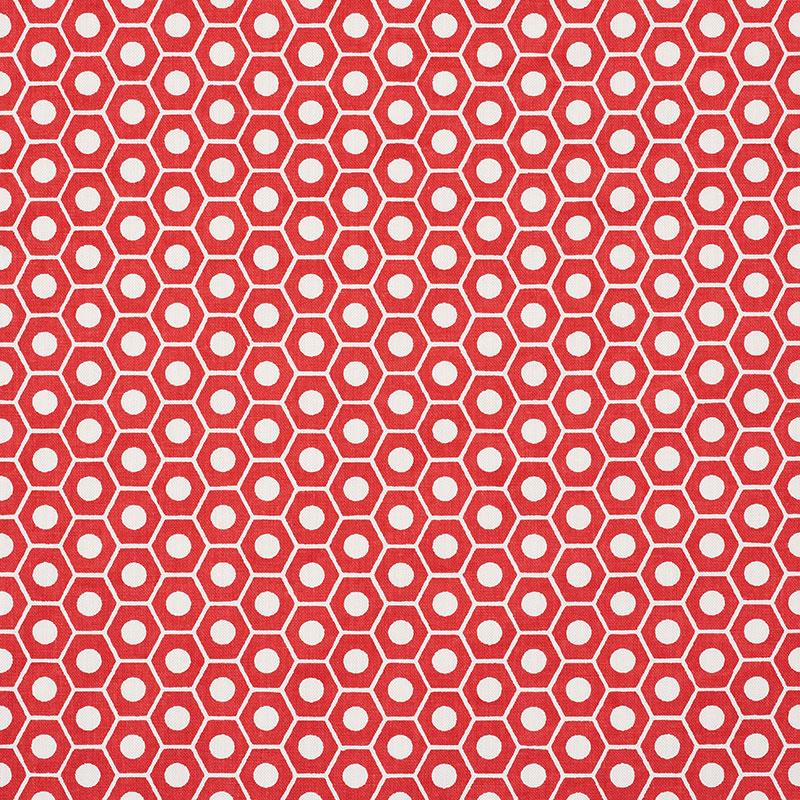 Schumacher Queen B Red Fabric