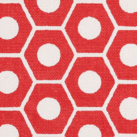 Schumacher Queen B Red Fabric