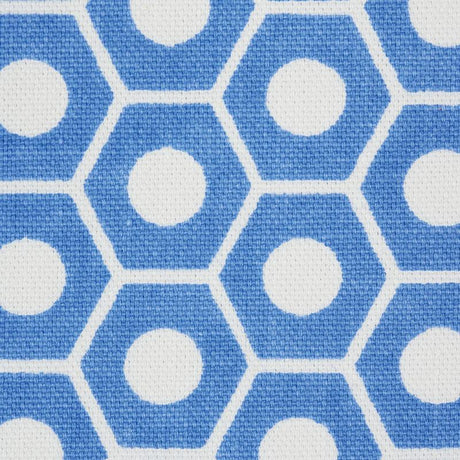 Schumacher Queen B French Blue Fabric