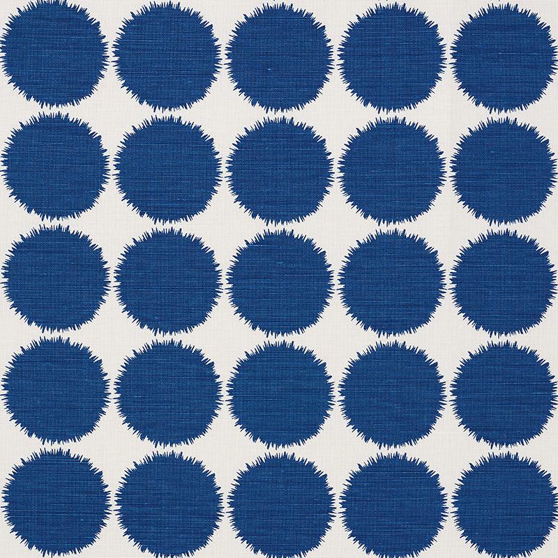 Schumacher Fuzz Navy Fabric