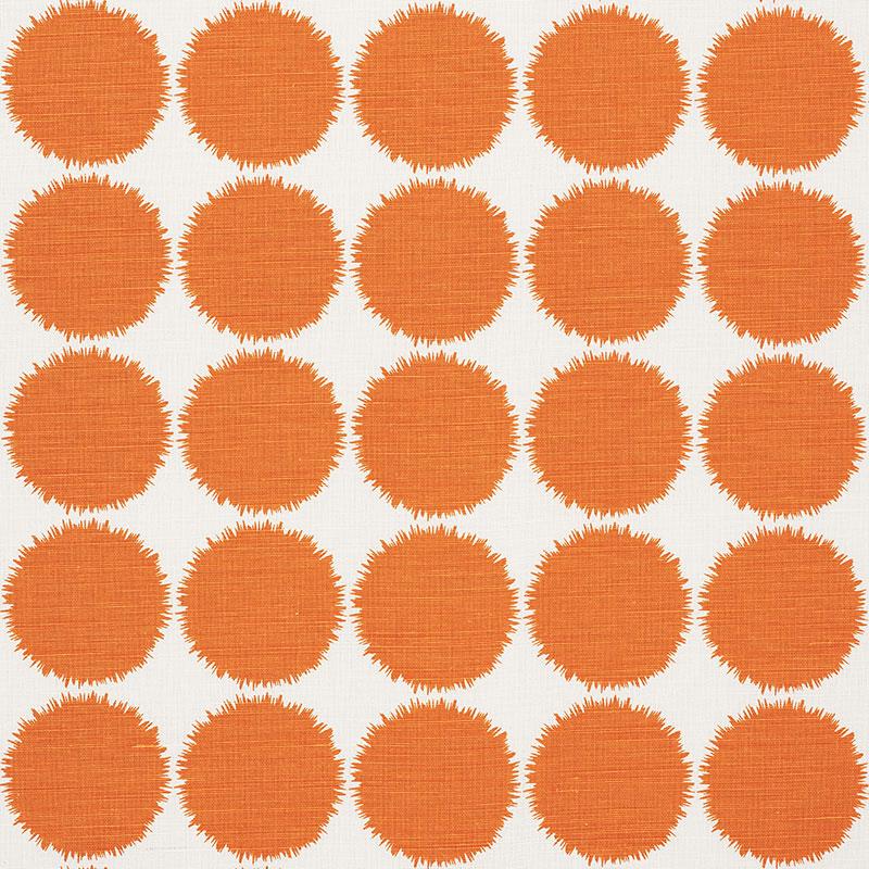 Schumacher Fuzz Orange Fabric