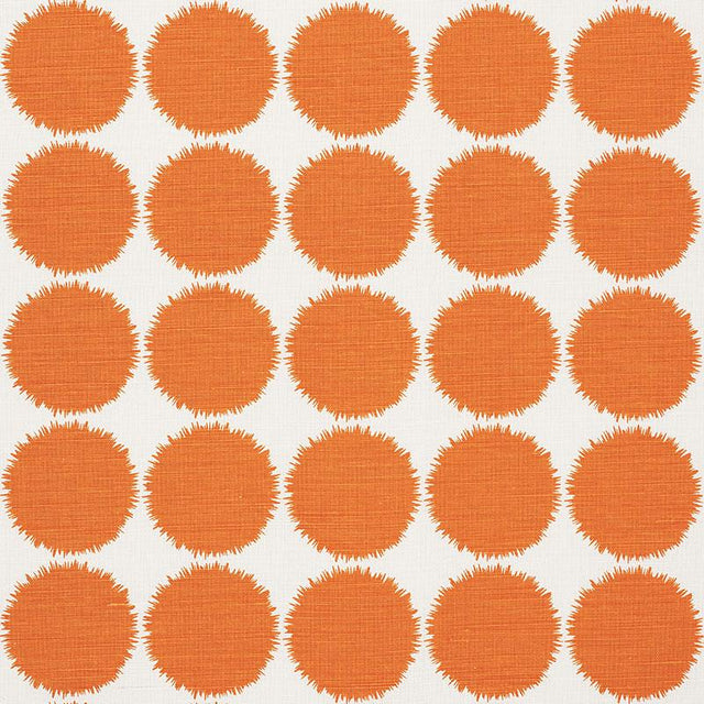 Schumacher Fuzz Orange Fabric