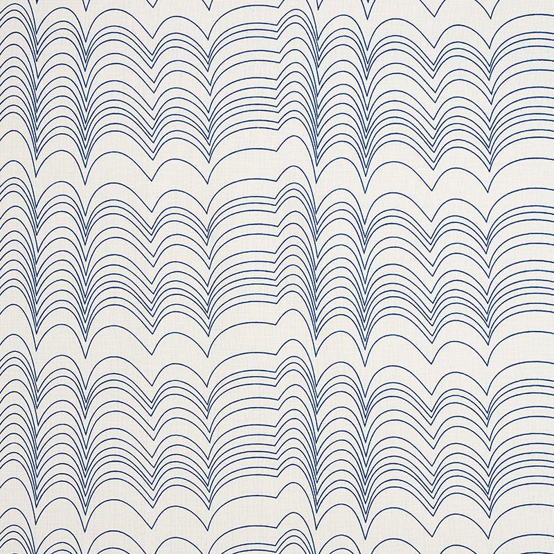 Schumacher Richter Indoor/Outdoor Blue Fabric