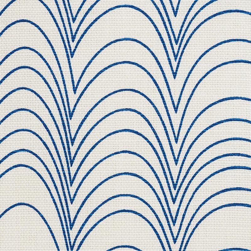Schumacher Richter Indoor/Outdoor Blue Fabric