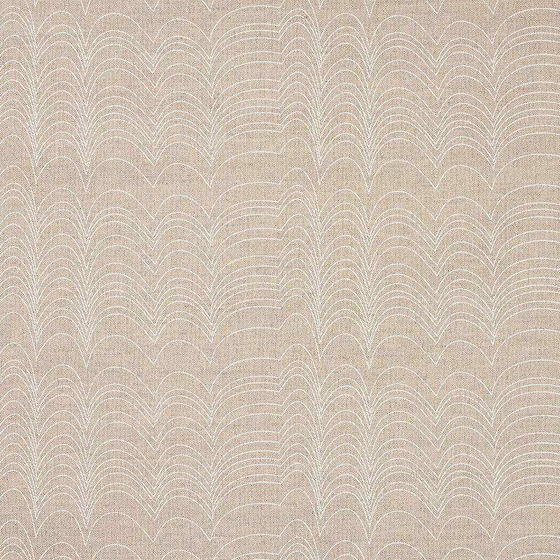 Schumacher Richter Indoor/Outdoor Ivory & Natural Fabric