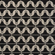 Schumacher London Bridge Black & Natural Fabric