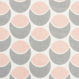 Schumacher Buds Dove & Blush Fabric