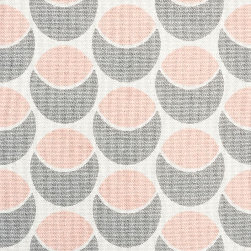 Schumacher Buds Dove & Blush Fabric