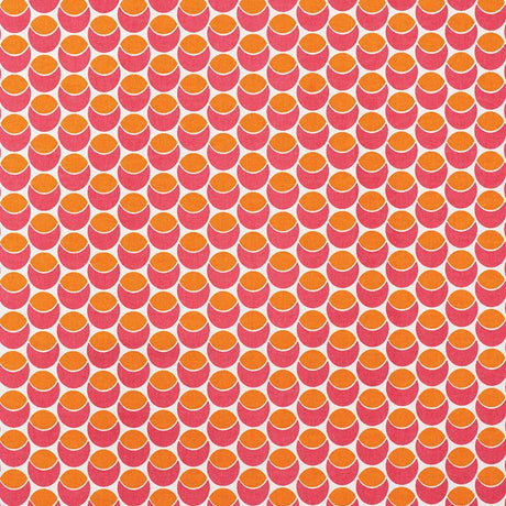 Schumacher Buds Pink & Orange Fabric
