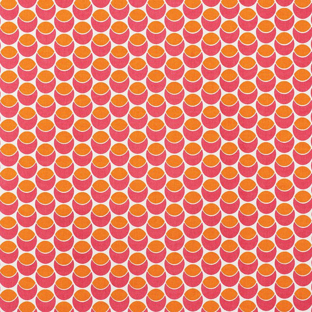 Schumacher Buds Pink & Orange Fabric