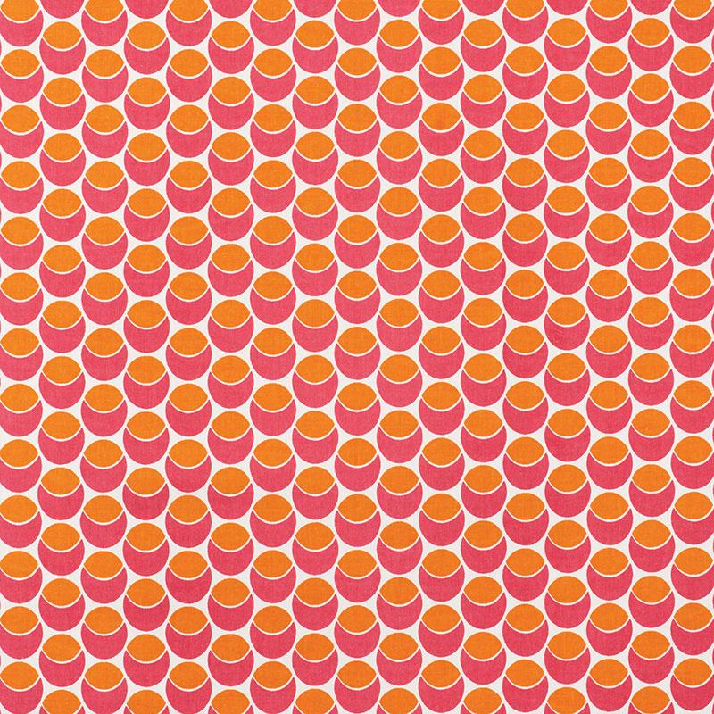 Schumacher Buds Pink & Orange Fabric