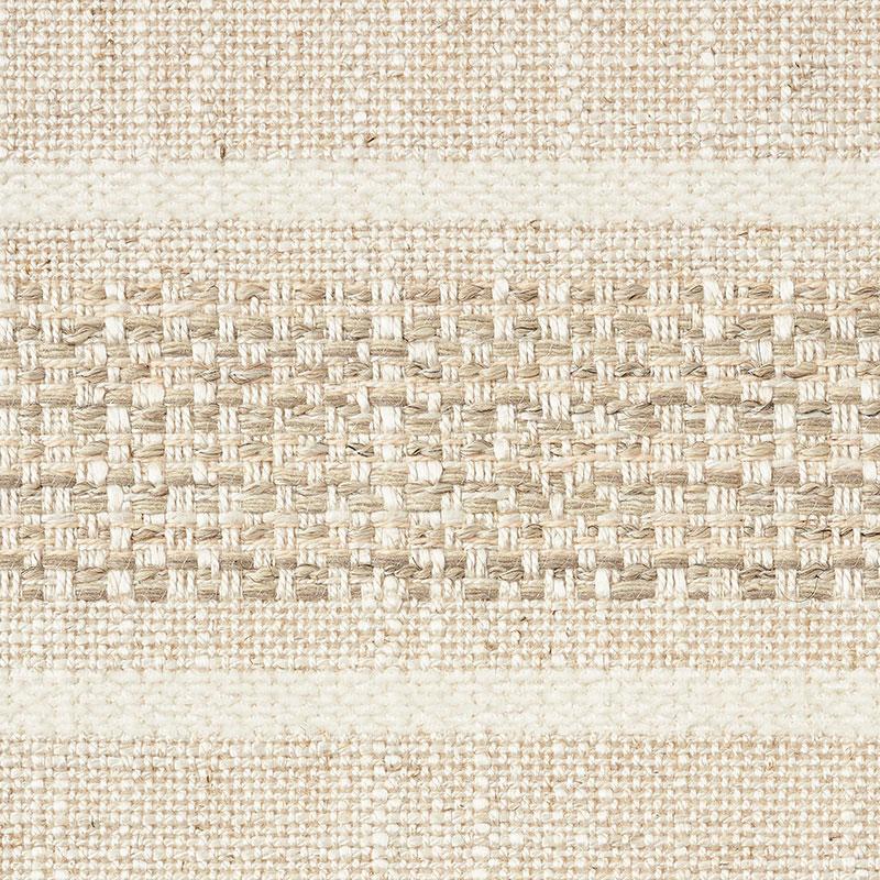 Schumacher Oxnard Ivory Fabric