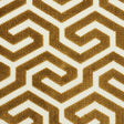 Schumacher Ming Fret Velvet Bronze Fabric