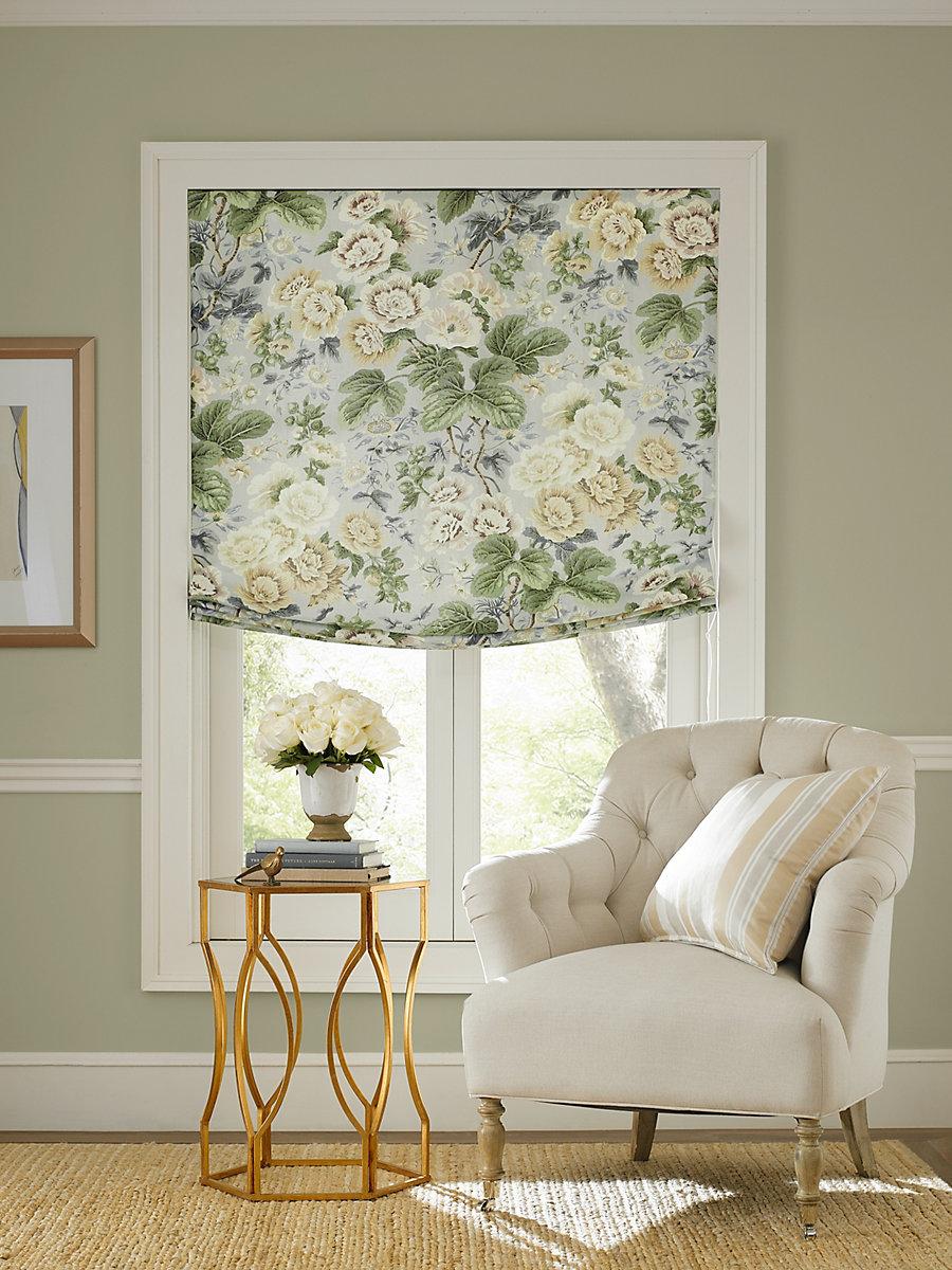 Scalamandre Highgrove Linen Print Porcelain Fabric