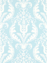 Scalamandre Primavera Linen Print Sky Fabric