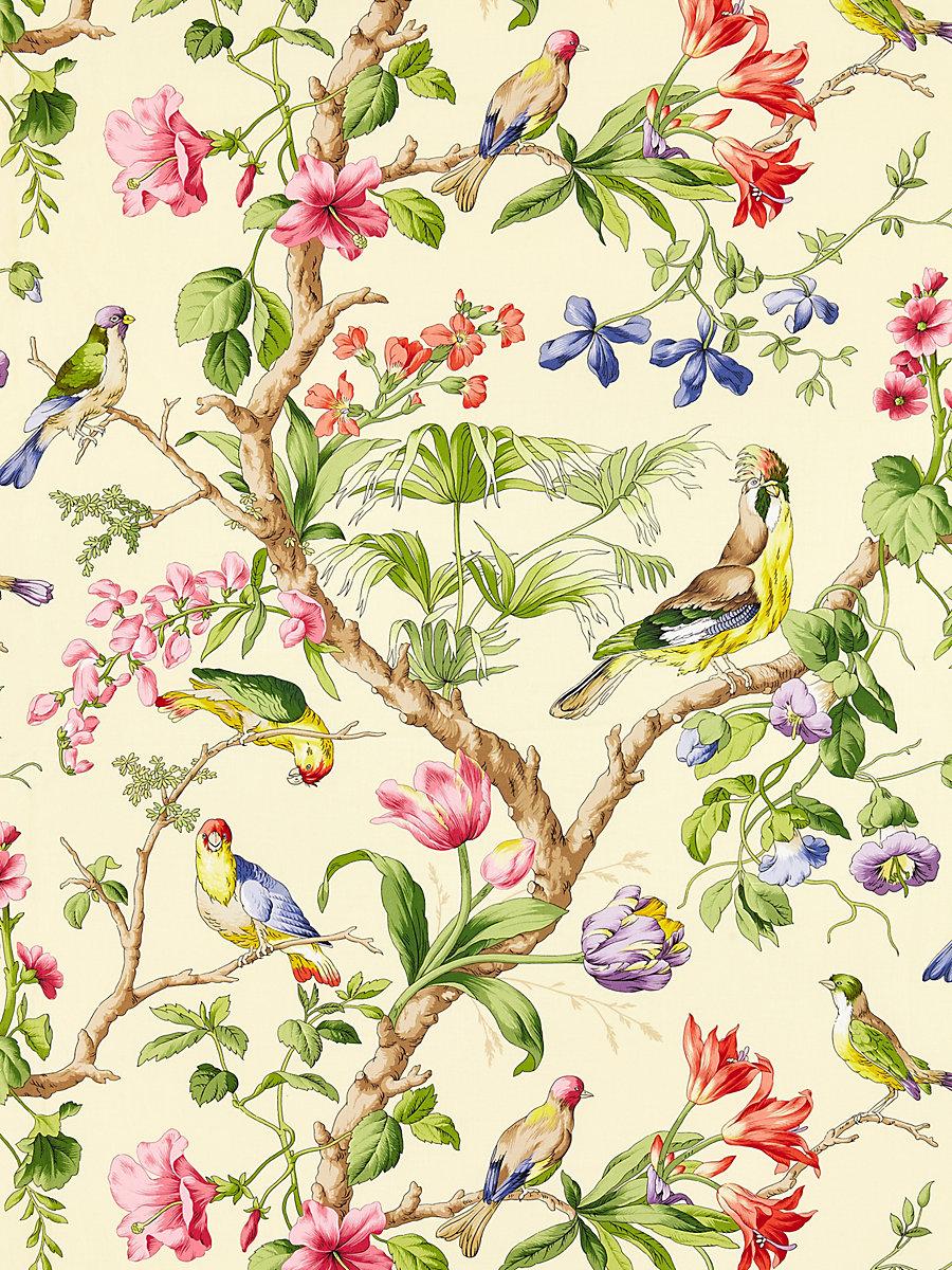 Scalamandre Belize Print Sunlit Fabric