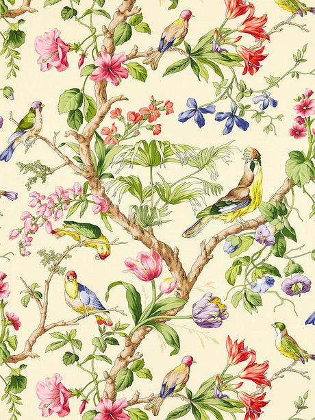 Scalamandre Belize Print Sunlit Fabric