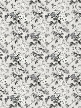 Scalamandre Ascot Linen Print French Grey Fabric