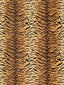 Scalamandre Tigre | Silk Ivory, Gold & Black Fabric
