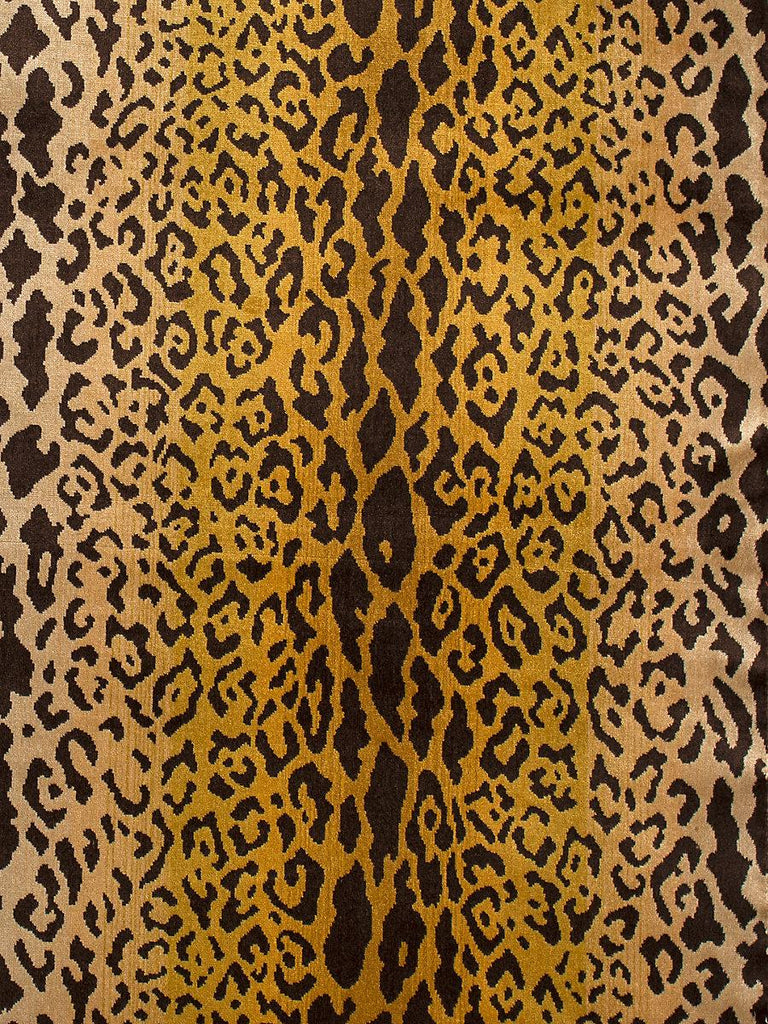 Scalamandre LEOPARDO IVORY, GOLD & BLACK Fabric