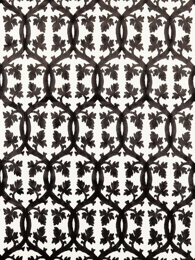 Scalamandre Falk Manor House Carbon Fabric